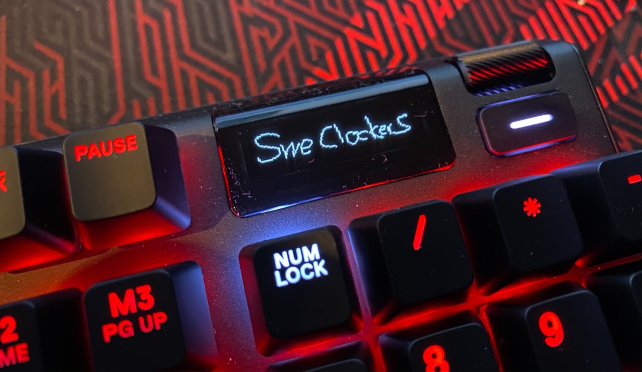 Testpilot Steelseries Apex Pro Later Dig Anpassa Tangentnedslagen