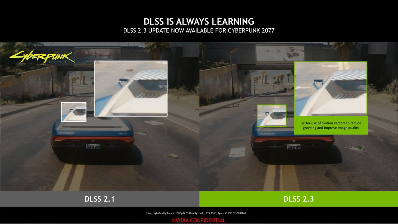 Nvidia lanserar DLSS 2.3 och släpper konkurrerande lösning till AMD FSR