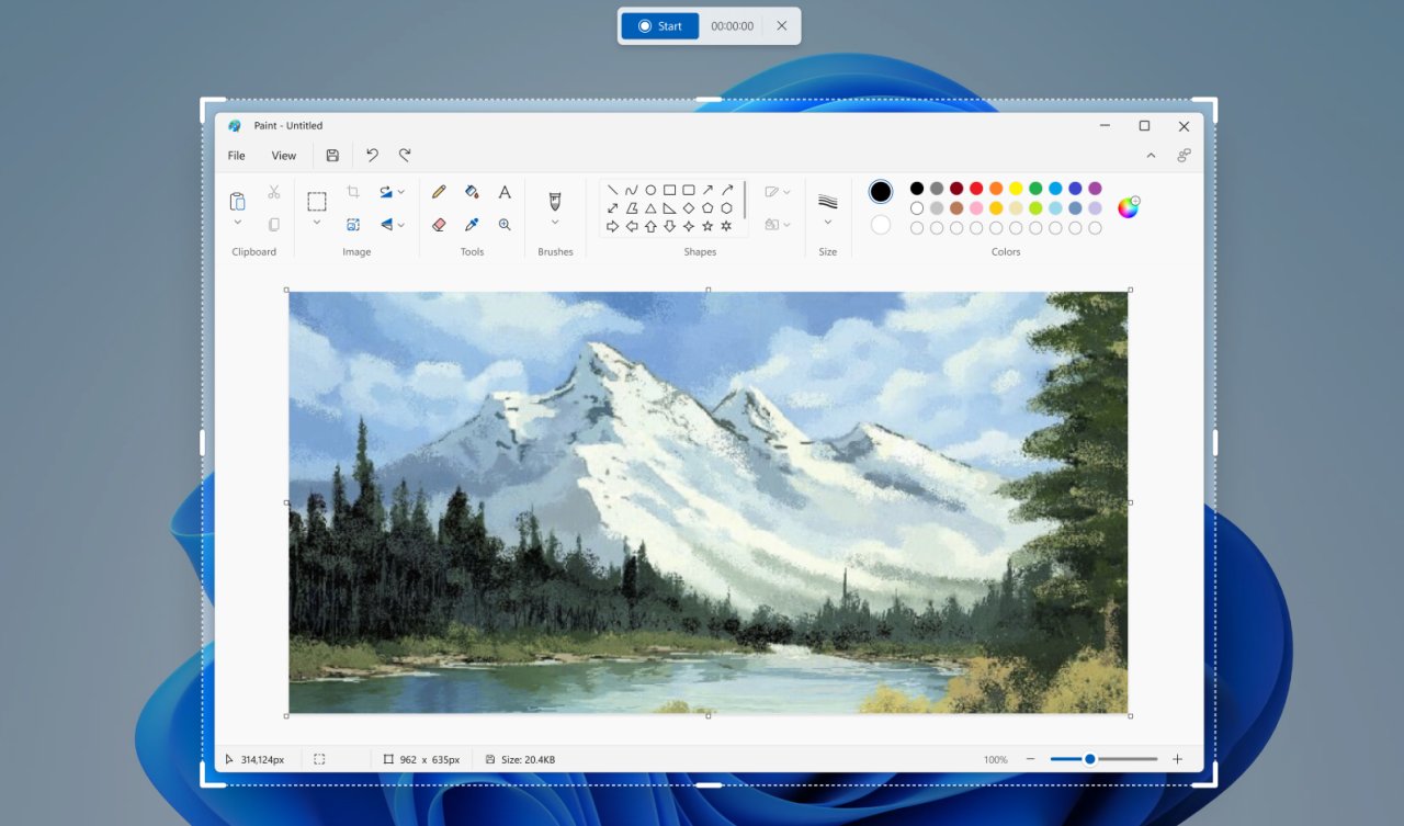 Windows 11 ottiene uno strumento di registrazione dello schermo integrato