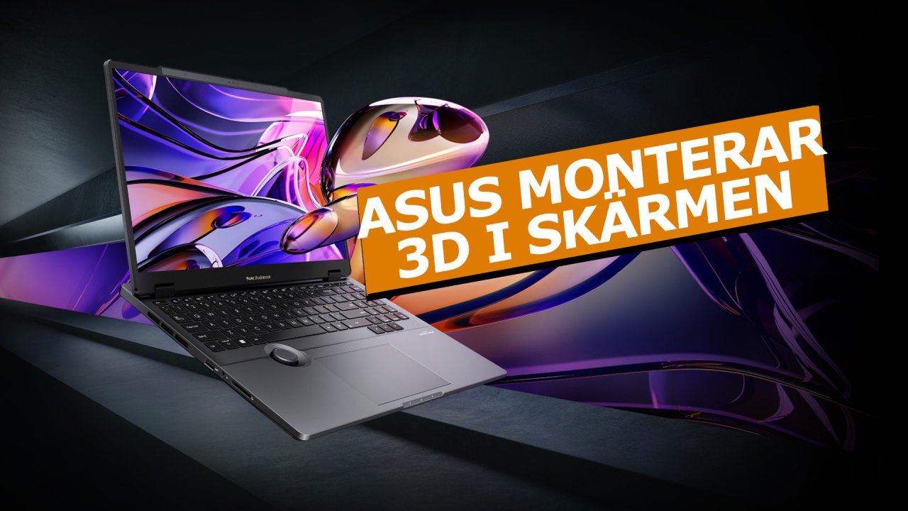 Asus mostra un ologramma senza occhiali sopra un laptop