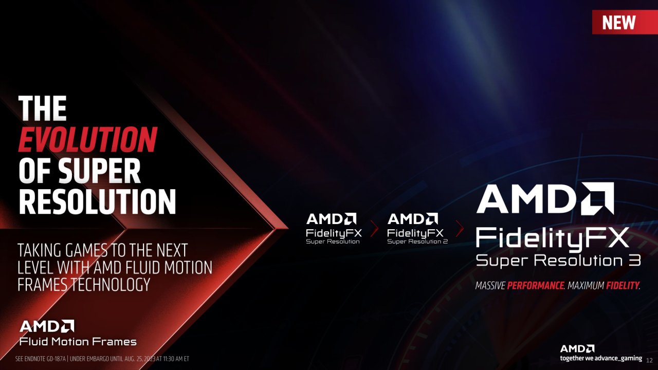 AMD releases FSR 3 upgrade technology in September