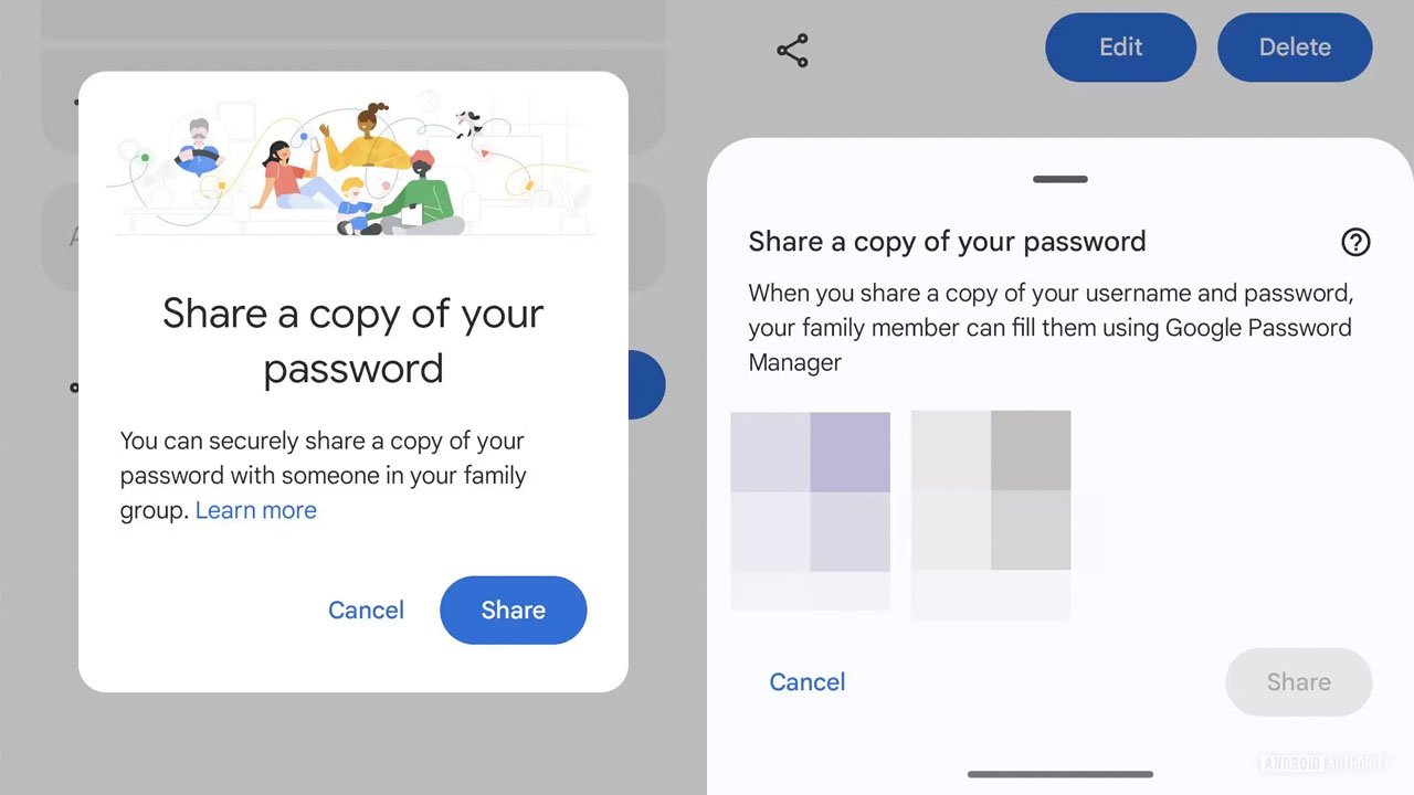 Family Sharing is now available for Google Password Manager