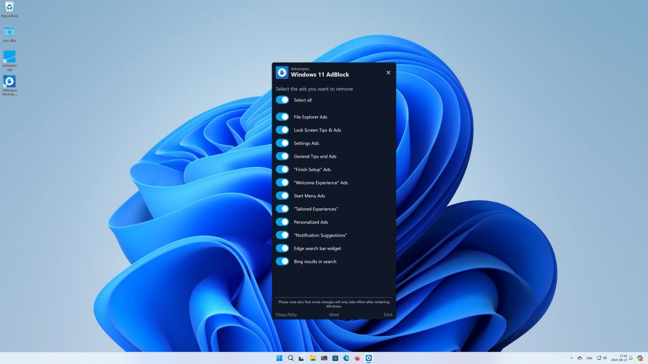 Gratisverktyg tar bort reklam i Windows 11