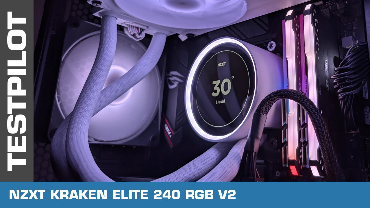 Testpilot: NZXT Kraken Elite 240 RGB V2 – Stilren och effektiv