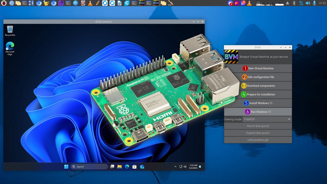 Kör Windows 11 på Raspberry Pi