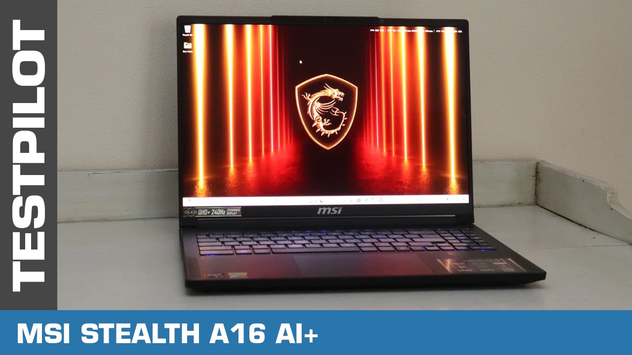 Testpilot: MSI Stealth A16 AI+ med OLED och RTX 5070 Ti